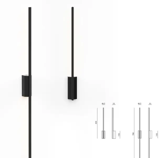 ZT9025 LED linear wall lamp by Zeti Lighting