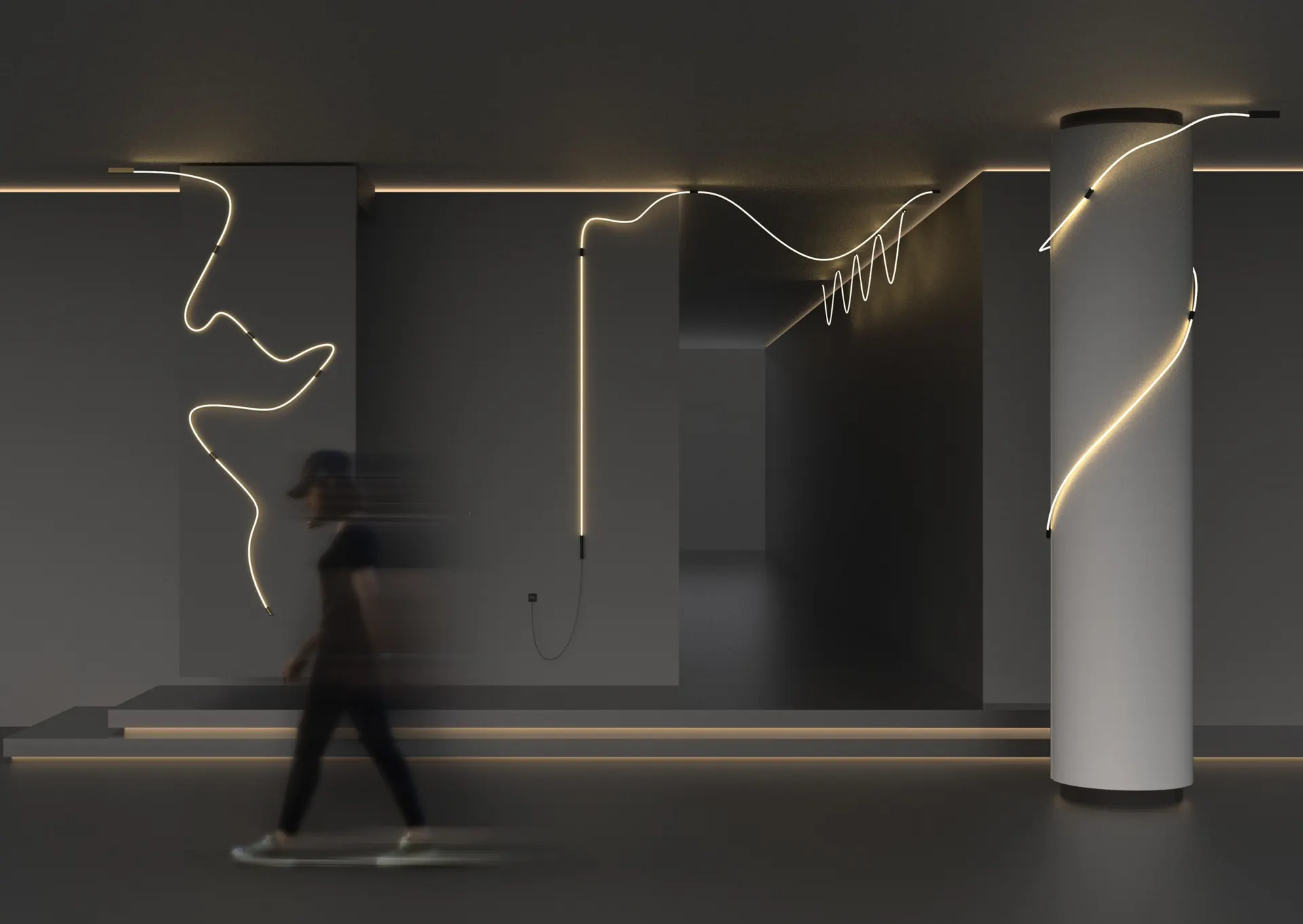 Site-ready lighting for hotels and commercial spaces