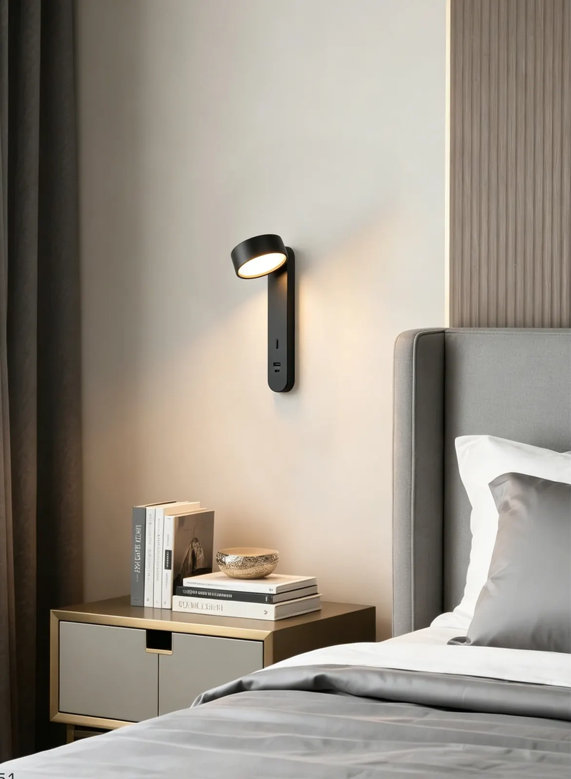 ZT4003 Disc Reader with USB — installed in a hotel bedside