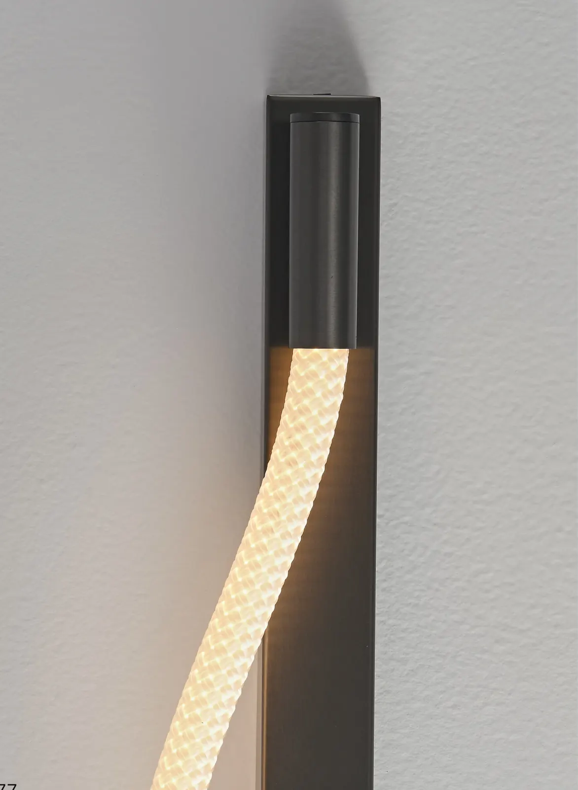 ZT8011 Rope Bar Wall Light — installed in a bedroom