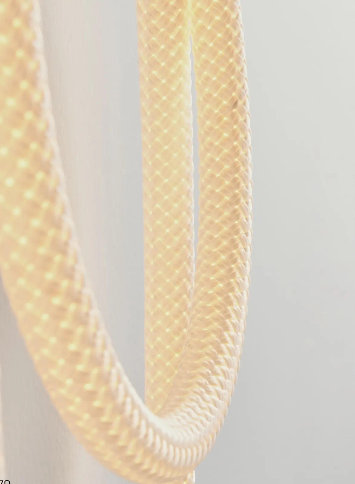 ZT8012 Rope Ring Wall Light — installed in a lounge
