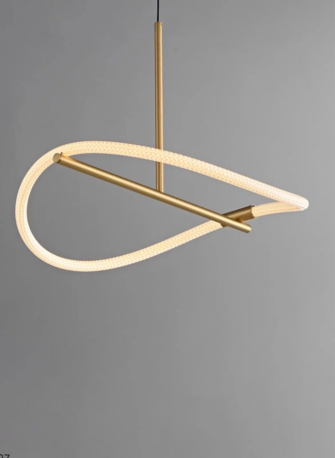 ZT8018 Rope Loop Pendant — installed in a dining